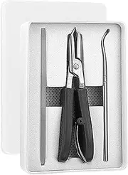 Lpsdssre Toenail Clippers For Seniors,Thick Toenail Clippers | Anti-Splash, Wide Jaw Opening, Stainless Steel Manicure Set, Travel Pedicure Tool For Men Women