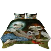 Fairytale Sisters Snow White and Rose Red Coverlet