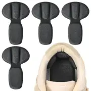 4Pcs Mesh Adhesive Heel Grips Inserts for Boots, Loose Shoes Too Big Reusable