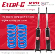 Front KYB EXCEL-G Shock Absorbers + Raised Coil Springs for FORD Falcon XC