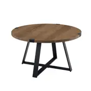Capri Coffee Table - Dark Oak/Black