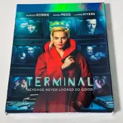 Terminal - Blu-Ray - Margot Robbie - Simon Pegg - Mike Myers - New / Sealed Slip