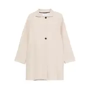 [Harris Wharf London] Harris Wharf London Raglan-sleeve Button Coat 42 IT NEUTRALS