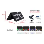 5W Smart Solar and Inductive Wall Light Solar Human Sensor Wall Lamp