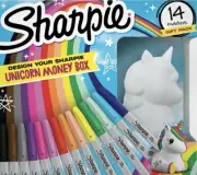 Sharpie Unicorn Money Box Kit - US BRAND