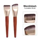 Soft Foundation Brush Smooth Makeup Brushes Portable Flat Contour Brush Girl