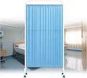 Clinic Privacy Partition,Standing Door Partition,Room Divider Screen with Casters,Create Privacy Space for Beauty Salon Hall Office(Color 1,1-Panel)