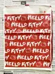 【震撼精品百貨】Hello Kitty 凱蒂貓 HELLO KITTY日本SANRIO三麗鷗KITTY縮口袋/購物袋-英文紅*92084 震撼日式精品百貨