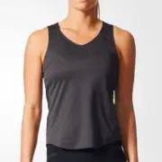 NWT adidas Women's AdiZero ClimaLite Running Tank Utility Black S98008 $60 B19