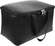 Toddmomy Bike Bag Capacity Bicycle Frame Pouch Durable PU Material Easy Access Front Bag for Bicycles and Long Rides