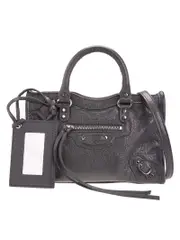 Balenciaga Classic Nano City Arena Grey Leather Tote