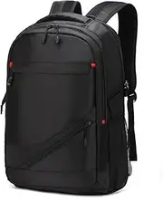Travel Laptop Backpack, Business Anti-Theft Slim and Durable Laptop Backpack, with USB Charging Port, Waterproof University Campus Computer Bag, Unisex, Suitable for 17-inch Laptop