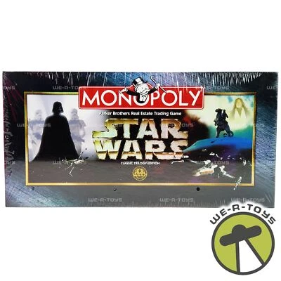 Monopoly Star Wars Classic Trilogy Board Game No. 40809 Parker Brothers 1997 NEW