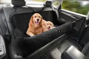 Dog Car Seat for Medium/Large Dogs under 100Lbs,Dog Car Bed Washable Pet Travel