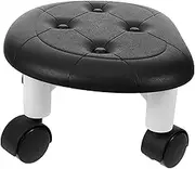 Versatile Low Stool Wheels Rolling Bench for Bathroom Boys and Girls Step Stool