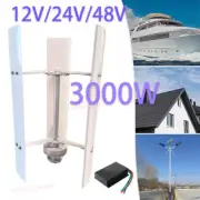 Wind Turbine Windmill Power Generator Kit With MPPT Controller 3000W 12V 24V 48V