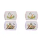 2x 2pc Ashdene Aussie Fairies Sugar Glider/Kookaburra Platter Scatter Tray