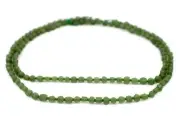 Green Faceted Cube Afghani Jade Beads 4mm Afghanistan Gemstone 16 Inch Strand