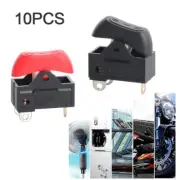 Rocker Switch Hair Dryer Switch OFF-ON-ON PA66 Parts Reliable Sturdy 10pcs