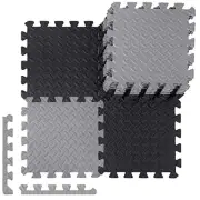 100 Pcs Foam Mats for Floor Covers 96 Sq Ft Puzzle Exercise Mat Square