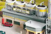 Piko HO Scale 61130-31-32 CONCRETE PLANT COMPLETE 3 Pc Building Kit (HO-Scale)