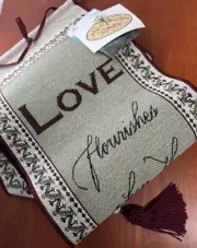 Love Heart of the Holiday Christmas Turtle Doves Tapestry Wall Hanging, Annie D.