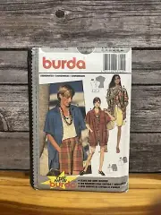Burda Sewing Pattern 3744 Miss Size 8-18 Jacket & Bermuda Shorts Uncut