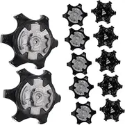 WHAMVOX Golf Shoe Spikes Set Pcs Replacement Cleats Compatibility for Improved Golf Traction