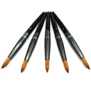 Professional UV Gel Nail Art Kolinsky Sable Hair Acrylic Nail Painting Brush G