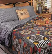 THE AFRICAN KING ------ SCRAP & STRIP VINTAGE QUILT PATTERN