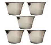 Home Brew Ohio Stainless Steel Sauce Cup 10cm (Ramekin) 5 Pack