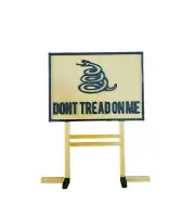 Aquarium Decor Dont Tread On Me Fish Tank Decor or Mini Yard Sign Texas Trump