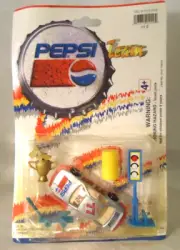 GOLDEN WHEEL PEPSI TEAM JIMMY PECK 1/64 DIECAST CAR & ACCESSORIES ON CARD