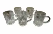 Paul Sebastian Crystal Mugs Set Of Five