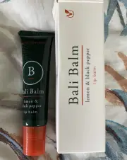 BALI BALM Lemon & Black Pepper Lip Balm made in Bali (Full Size 15 ml) NIB.