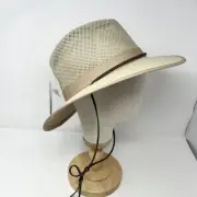 NWT Henschel Hat Company Original Aussie Breezer Hat Khaki MADE IN THE USA Sz M