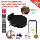 Black Kogan Smart Home LX14 Laser Robot Vacuum Cleaner and Mop Voice Commands