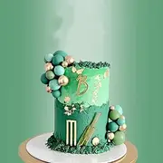 Cricket Cake Decorations,Cricketer Bat Wickets Ball Cake Topper,Cricket Bat Theme Cake Topper for Cricket Player, Cricket Birthday Decorations