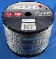 New Soundbox Connected 18 Gauge 1000 Feet SW18-1000 Speaker Cable Home/Car