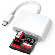 USB C SD Card Reader for iPhone 15/iPad/Mac, USB C to SD CF, Type C Memory Ca...