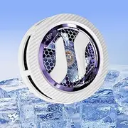Magnetic Phone Cooler, Fast Cooling, Semiconductor Cooling, Magnetic Absorption, Adjustable Temperature, for iPhone & Smartphones, with LED Light (White)