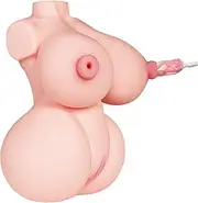 7.5lb Adult Sex Doll Male Masturbator, 4 in 1 Female Love Doll Realistic Torso Sex Dolls with Pussy Ass Boobs Masturbation Penetrable Nipples Sex Toys for Men TPE Material Manufacture