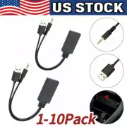 2 In 1 USB Bluetooth5.0 Transmiter Receiver Adapter Wireless Lot For PC Car Kit