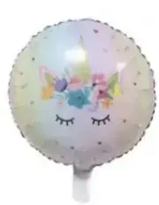 18” Mylar Foil Unicorn Balloon