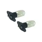 2x LIGHT GLOBE FOR PANASONIC NN-T784 MICROWAVE OVEN