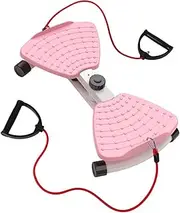 kowaku Twisting Waist Disc, Balance Board Fitness with Resistance Bands Workout Abdomen Exercise Board Aerobic Waist Twister