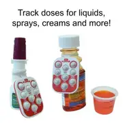 Pill Popper Memory Aid Medication Dose Tracker Reminder (2 Pack)