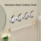Easy Installation Robe Hook Rust-proof Towel Hanger Wall Mount Hooks Coat Racks