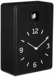 LEMNOS CUCU Cuckoo Clock w/ Lighting Sensor Designed & Made in Japan LC10-16BK