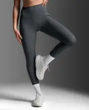 Form Stash Hi-Rise Compression Tights with Pockets, 2XU, XL, India Ink/India Ink1, Female